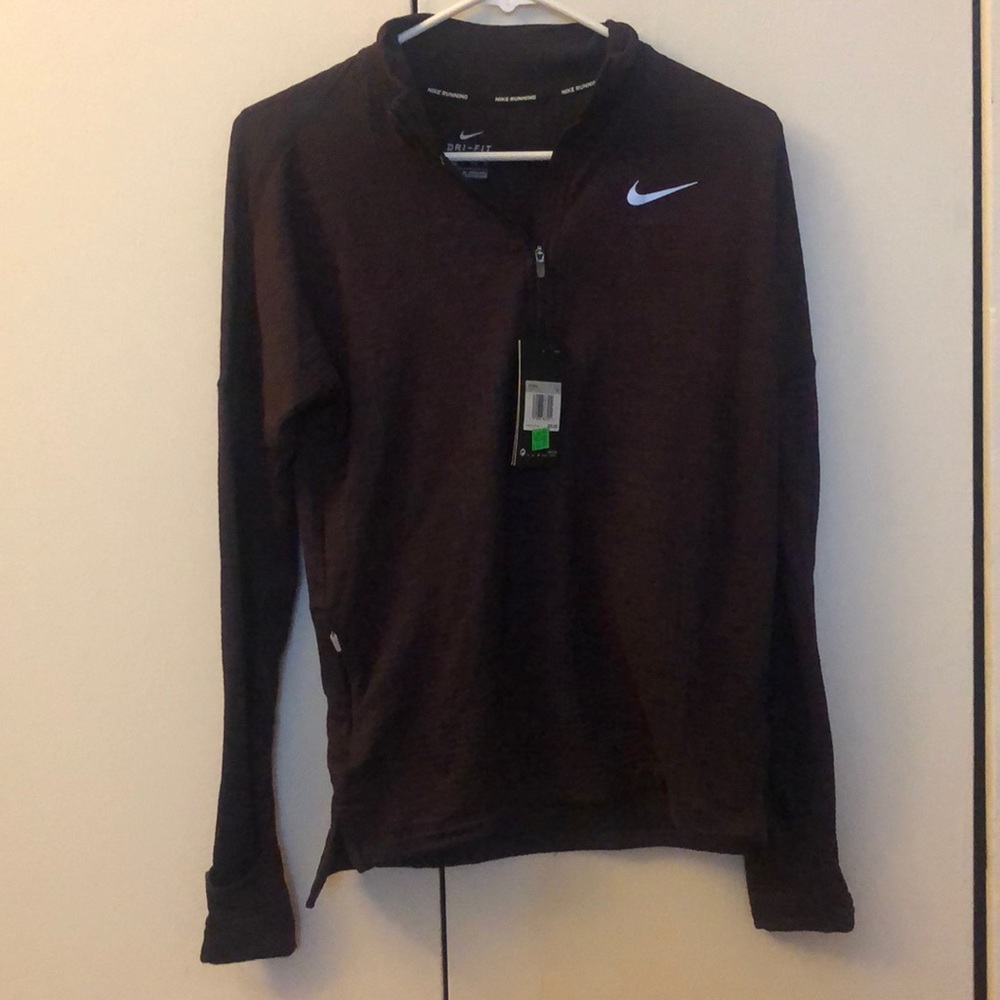NWT Nike purple therma half zip. Size XS